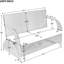 Extérieur avec fonction convertible: 4 sièges et table, structure, coussin, ensemble de sièges polyvalent-1275063384