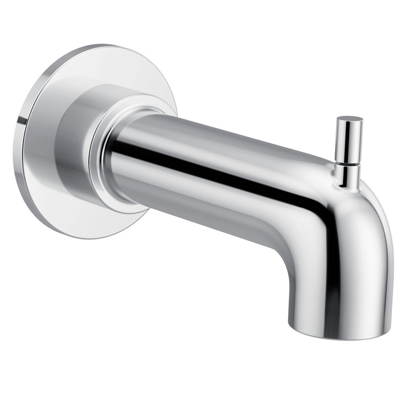 Garniture de bec de baignoire murale Cia, Chrome