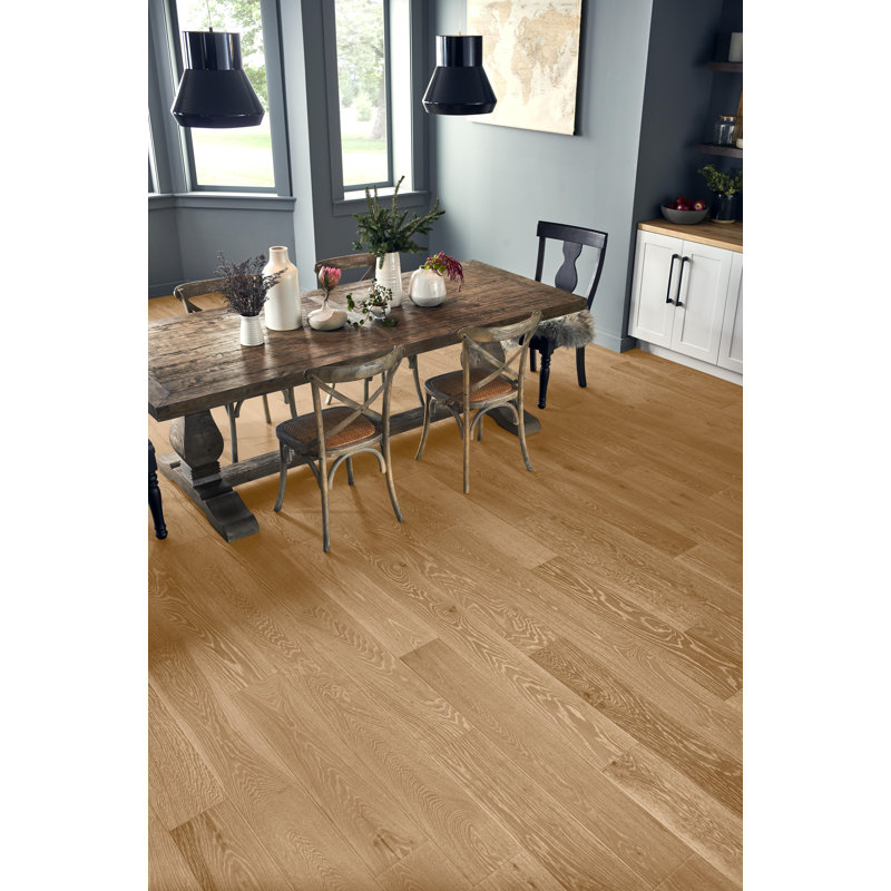 Mount Prospect Oak 7.5'' W Hardwood Flooring, Flaxen