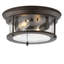 Plafonnier encastré 2 lumières 13,25 po Ceballos-389300312