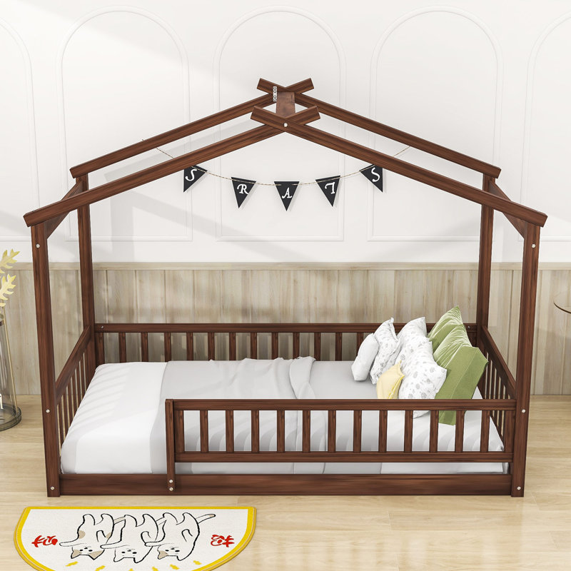 Galbin House Bed by Harper Orchard, Twin, Walnut