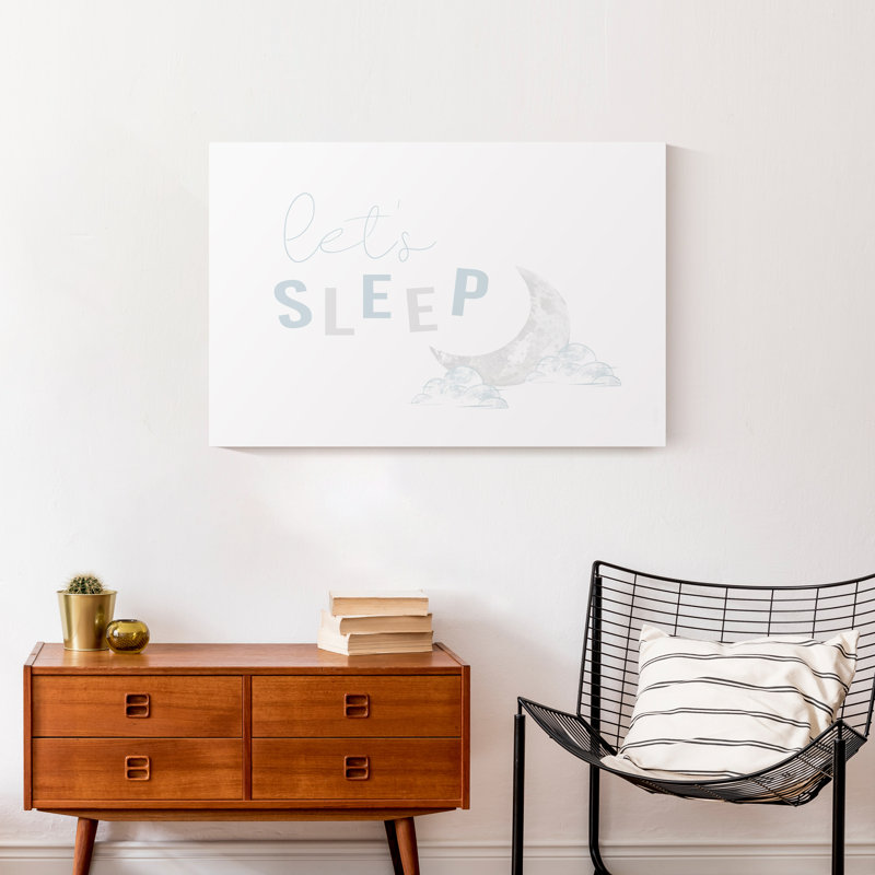 «Lets Sleep Moon», art sur toile, H 30 po x l 20 po x P 1,25 po