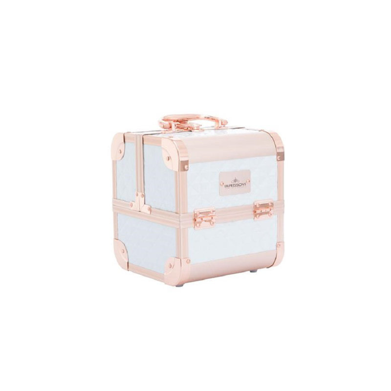Slaycube Makeup Travel Case with Adjustable Dividers Durable Cosmetic Organizer Case Lockable System