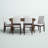 Bonney 6 - Person Solid Wood Top Four Leg Base Dining Set