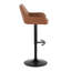 Tabouret de bar réglable avec repose-pieds arrondi Cassiopeia-103484531