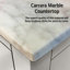 Meuble-lavabo double avec plateau en marbre-903882152