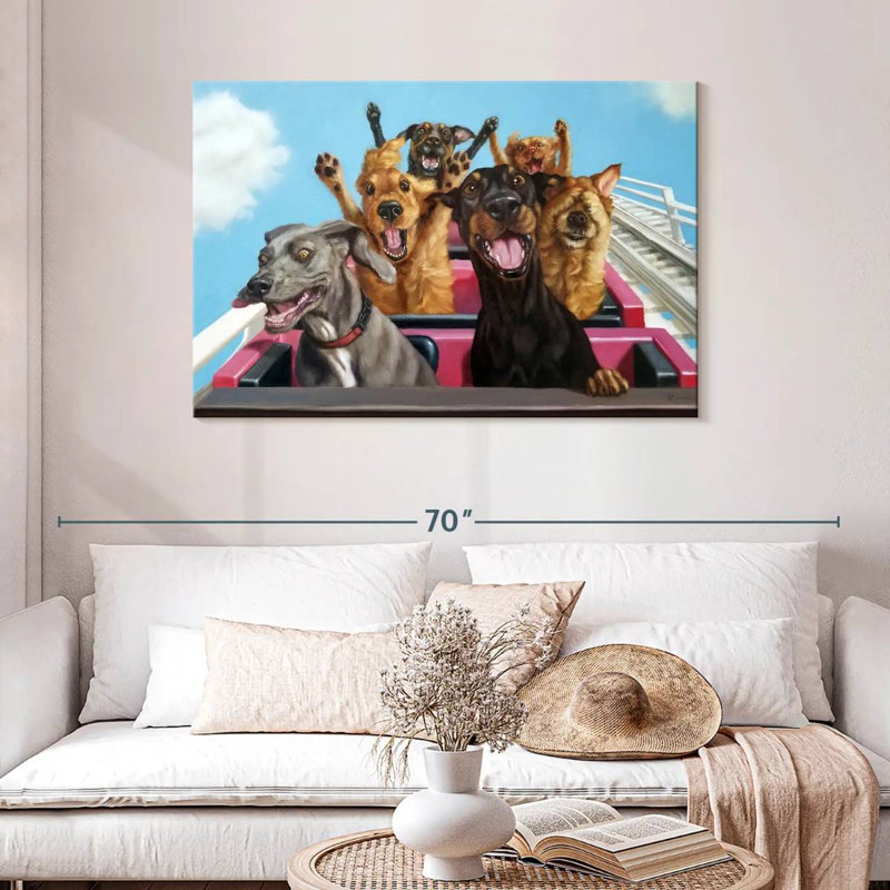 Brampt Thrill Seekers, 30" H x 45" W