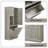 Bathroom Storage Cabinet with Tip-Out Laundry Hamper, Freestanding Tall Cabinet with Adjustable Shelves, Storage Organizer for Bathroom, Kitchen, Laundry Room-2041962066