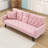Merrylee Adjustable Sofa Bed with Nail Trim, Tuft, Armrest and 2 Cup Holders-1830973214