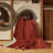 Machine Washable Solid Brown Area Rug-2044422888