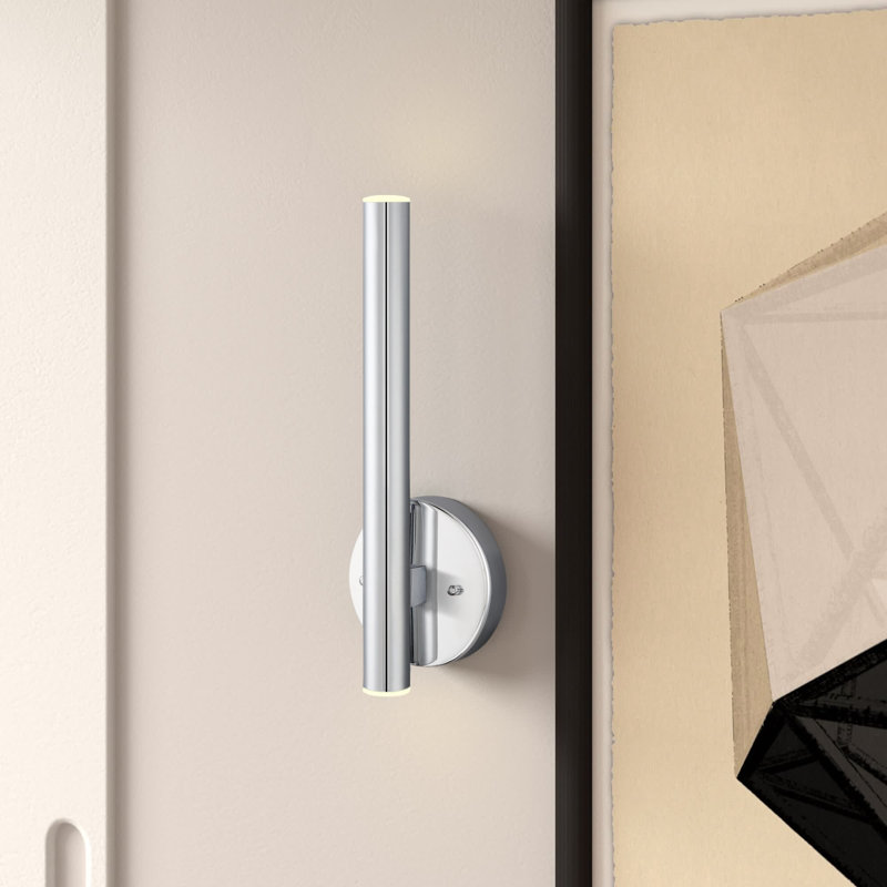 Bowning LED Armed Sconce, Chrome