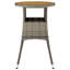 Garden Rattan/Steel/Wooden Dining Table-1082254528-1082254542