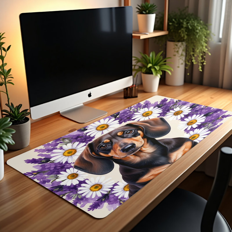 Polyester Desk Pad, 31.5x15.5