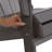 Ristaino Foldable Outdoor Adirondack Chair With Ottoman-398420017