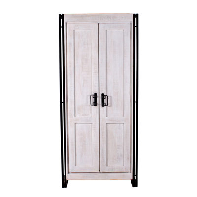 Veloz 2 Door Solid Wood Wardrobe