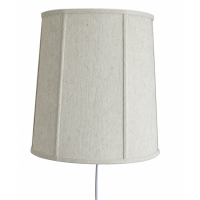 Linen Drum Wall Sconce Shade