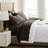 Southshore Fine Linens Vilano Springs Extra Deep Pocket 6-Piece Sheet Set, Ultra Soft Double-Brushed 110 GSM Microfiber Bedding, 21-Inch Deep Pocket, 4 Pillowcases, Queen, Black-86340224-86340213