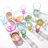 JoyJolt Hue Colored Whiskey Glasses, 10oz