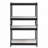 Natural And Black 4-Tier Bookcase