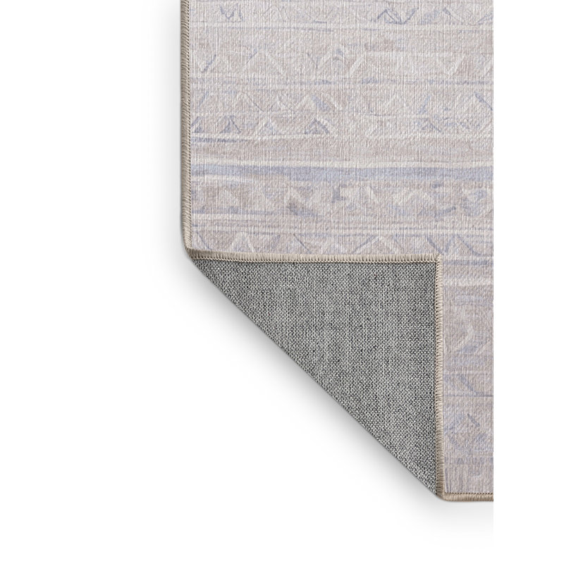 Machine Washable Beige Area Rug, Square 7'