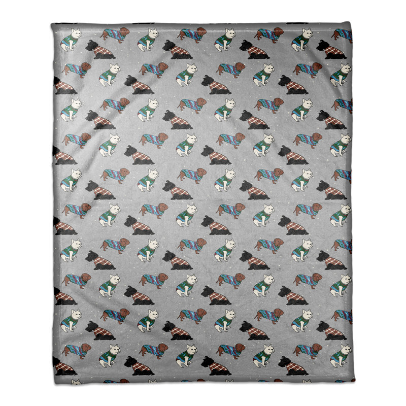 Hand Woven Throw Blanket, 30" W x 40" L