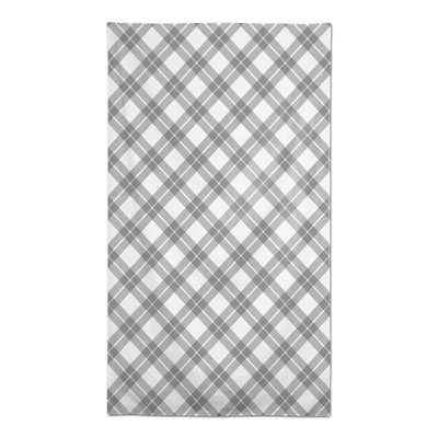 Rectangular Gingham Polyester Tablecloth