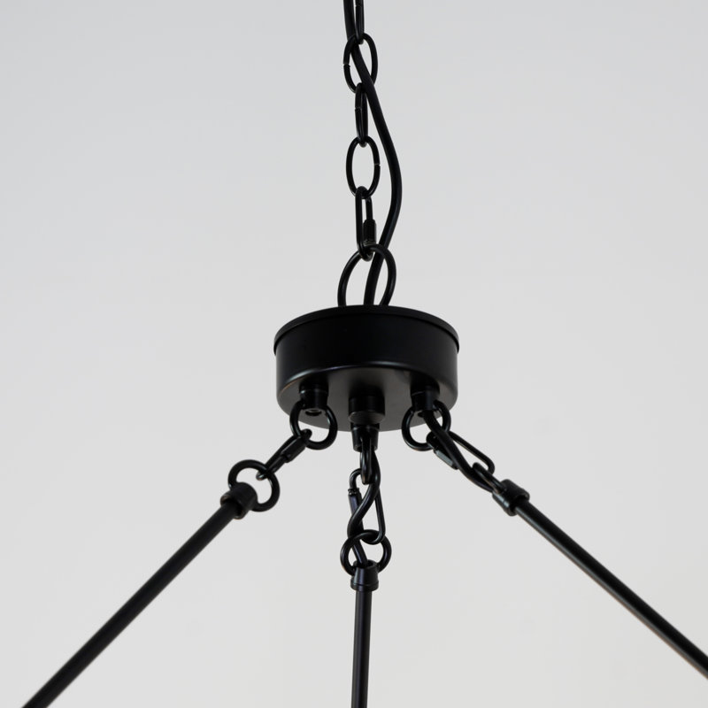 47 Inch Black Wagon Wheel Chandelier 2 Tier 27-lights Farmhouse Chandelier Large Chandeliers For High Ceilings