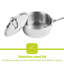 Royalford 16Cm Stainless Steel Saucepan With Lid, Induction Safe Cooking -98899149