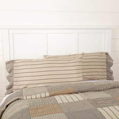 Sawyer Mill 136 Thread Count Striped 100% Cotton Pillowcase