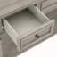 Console de style rétro classique avec trois tiroirs supérieurs-1983529921