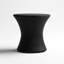 Hourglass Rattan Accent Table with Open Top Design