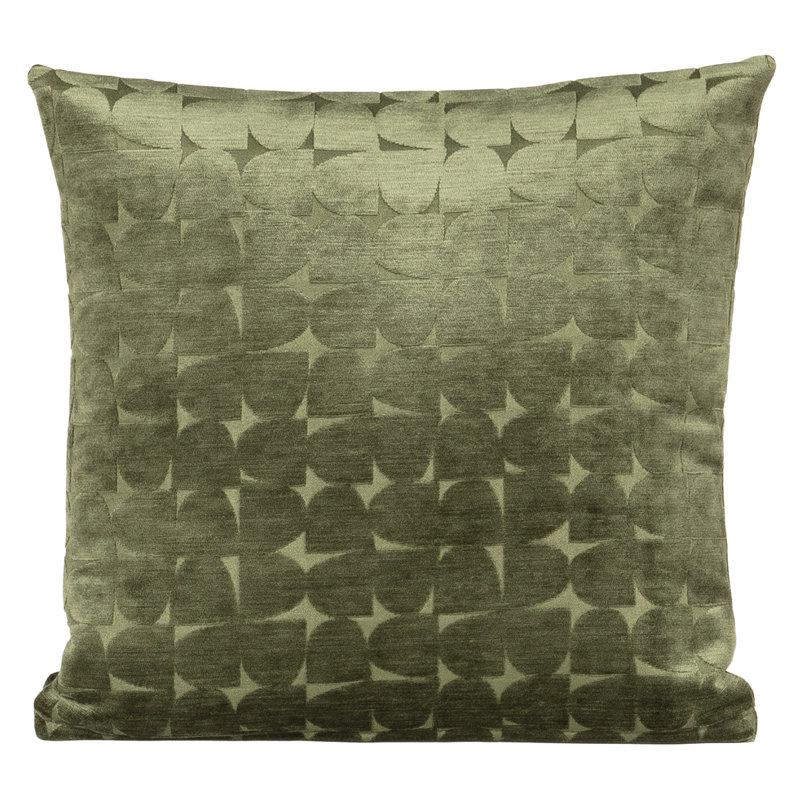 Throw Pillow, Feather, Square 18", Green