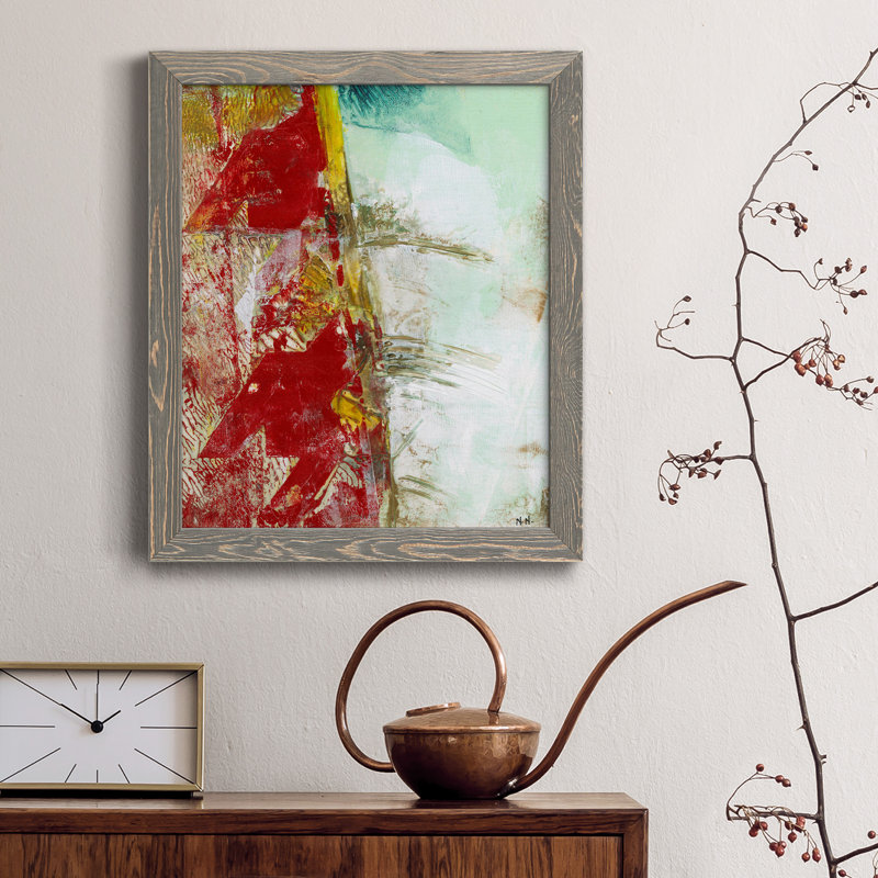 Mini-cadre croquis II, impression sur papier, H 20 po x l 17 po x P 1,5 po, gris