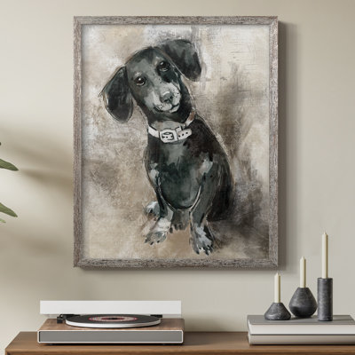 Sketchy Study Framed Print - Solid Wood