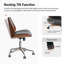 Chaise de bureau inclinable Oswina Ember-83688126