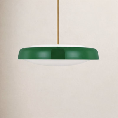Draper 3 Light Steel Dimmable Pendant