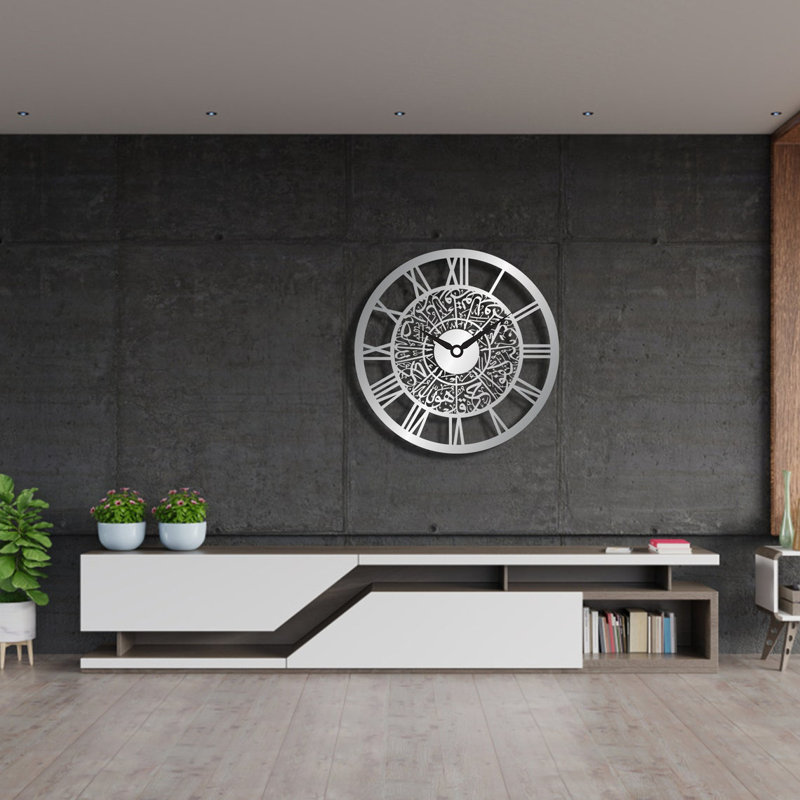 Gerry Metal Wall Clock, 69" H x 69" W x 2" D