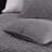 3 Piece Velvet Quilt Set Grey Full/Queen