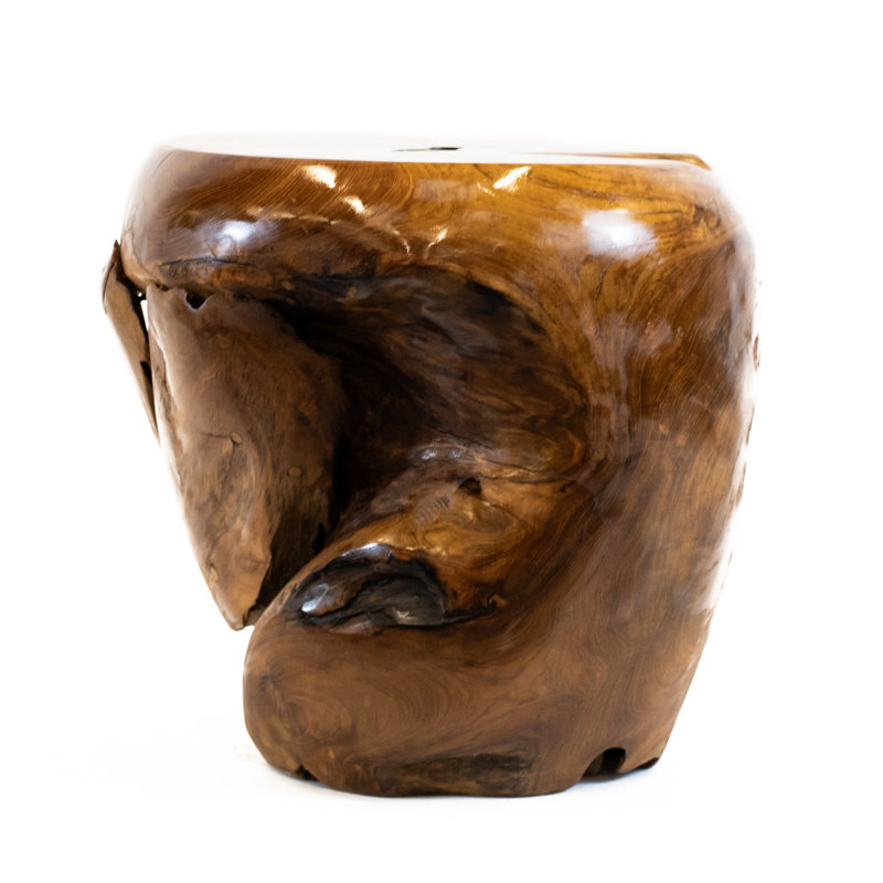 Burruss Solid Wood Accent Stool