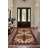 Strawbridge Burgundy Beige Moroccan Machine Printed Cotton Polyester Area Rug-1020548781