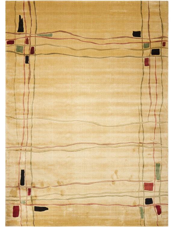 Sol Viscose Abstract Indoor Rug