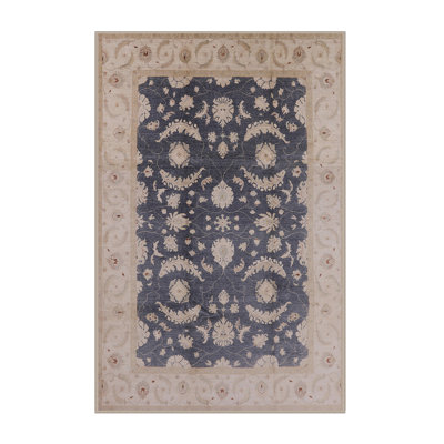 Tapis bleu / beige Mo
