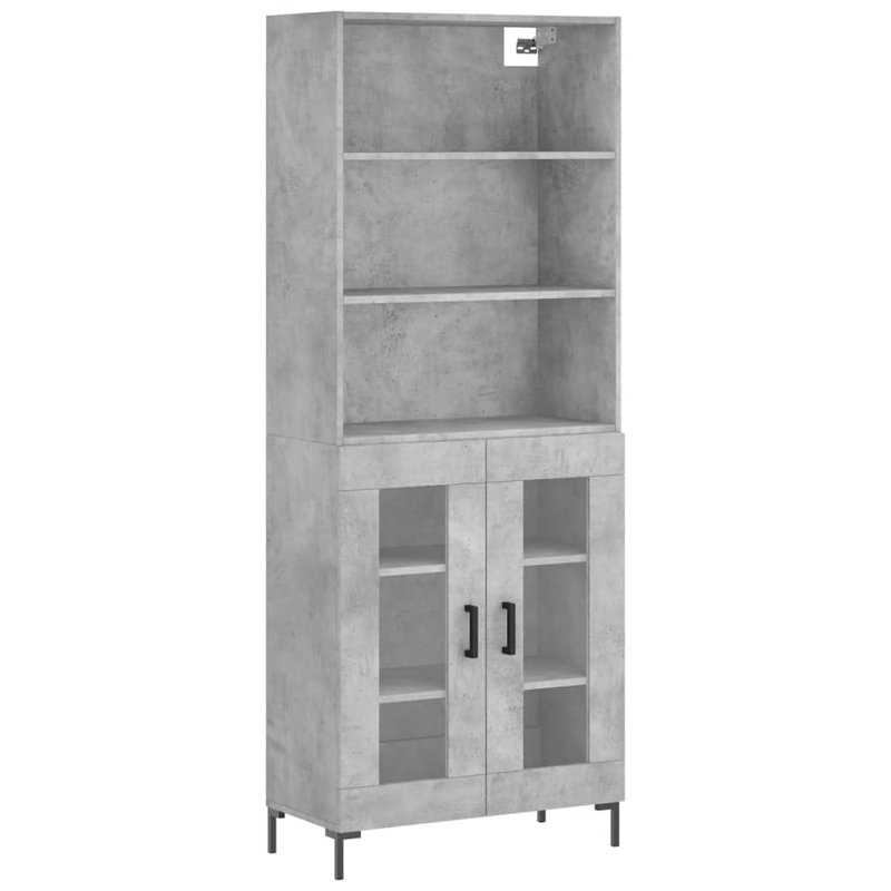 Bradlec 69.5cm Sideboard, Concrete Grey