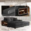 Oversized Upholstered Convertible Chaise Lounge Combination-371059570