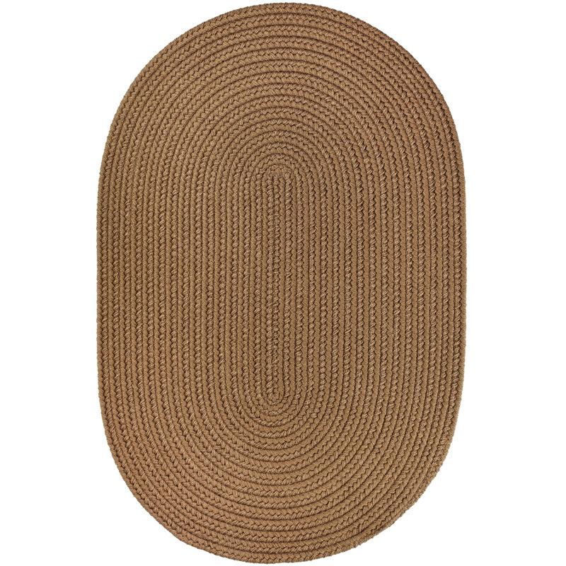 Smyth Hand Braided Synthetic Indoor / Outdoor Rug, Oval 4' x 6'