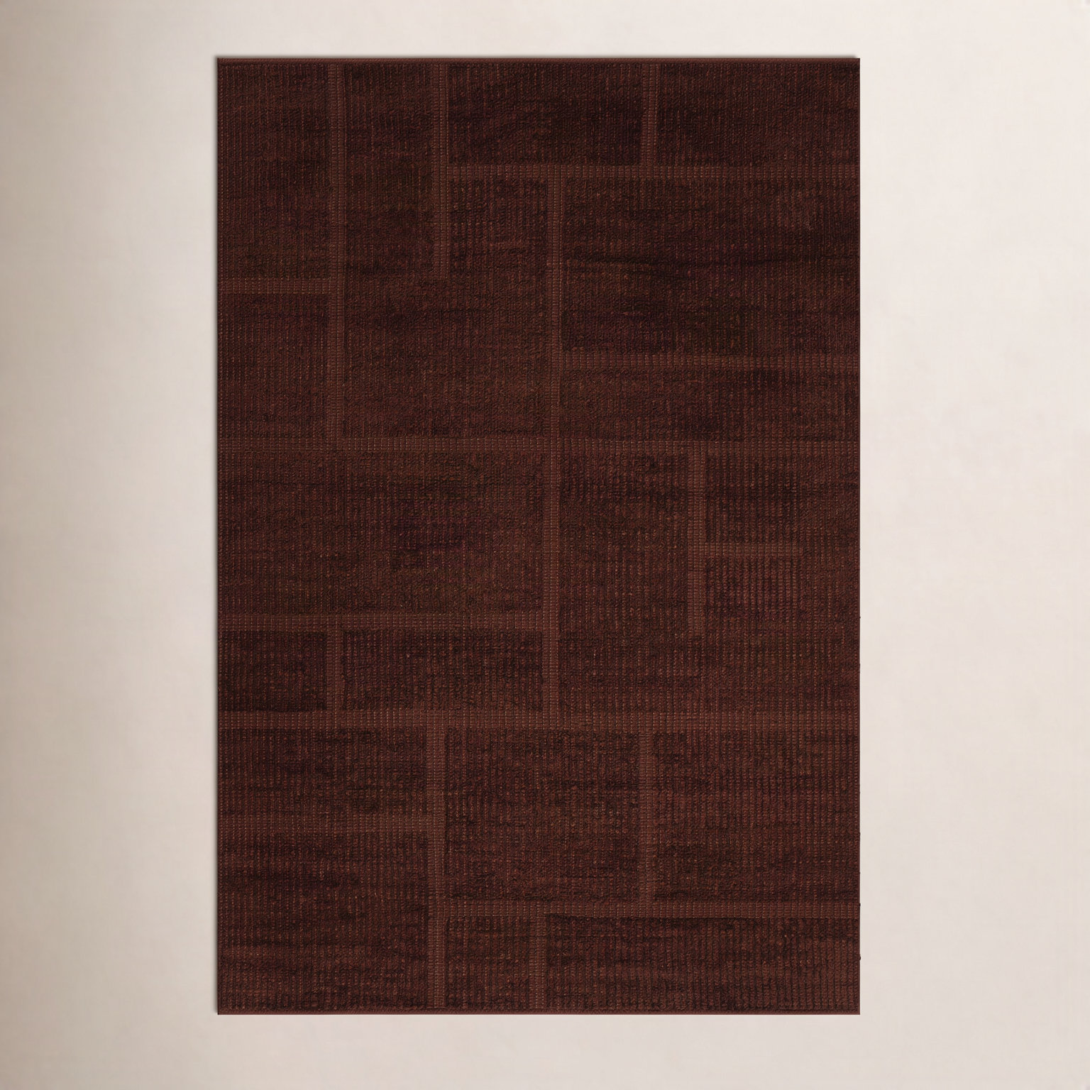 Abidi Cerisse Abstract Bohemian Rug, Rectangle 5' x 8'