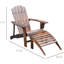 Chaise rustique avec bois - brun Splendid Build
