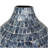 Mother of Pearl Shell Handmade Mosaic Inspired Decorative Blue Vase