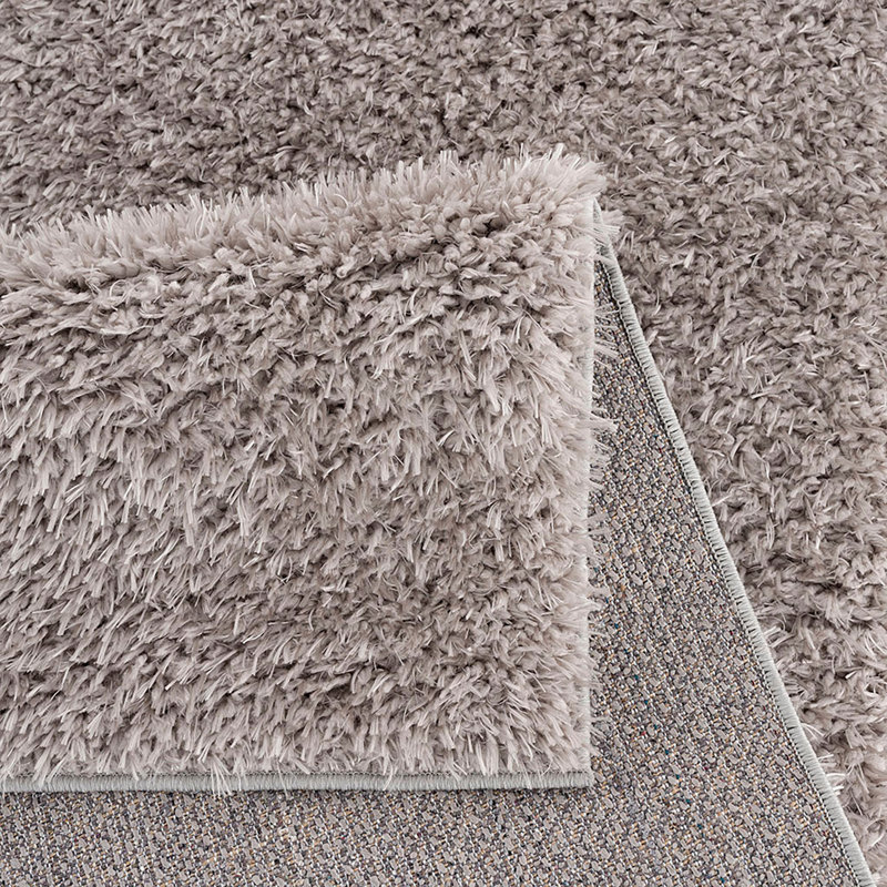 Gray 6' x 9' Rectangular Shag Area Rug