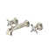 Edwardian™ Wall Mount Faucet with U-Spout